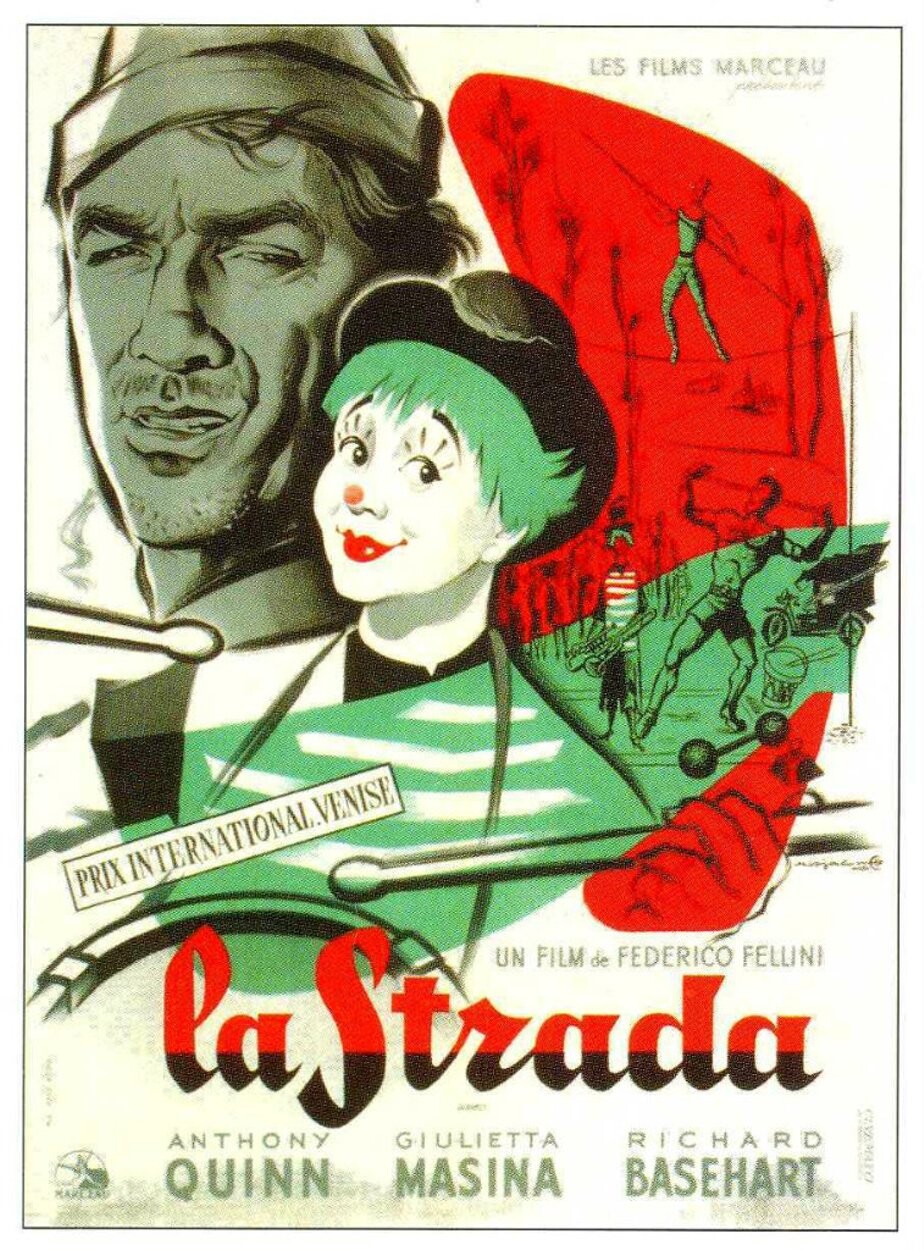 <p>La Strada, Дорога, 1954 (реж. Федерико Феллини)</p>
<p>La Strada, Дорога, 1954 (реж. Федерико Феллини)</p>