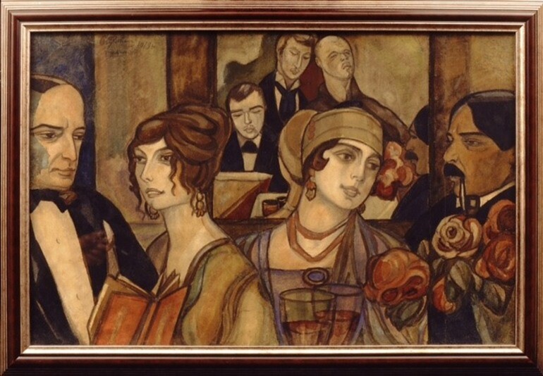 «В тифлисском кафе» С. Судейкин. 1919 гг. «В тифлисском кафе» С. Судейкин. 1919 гг.
