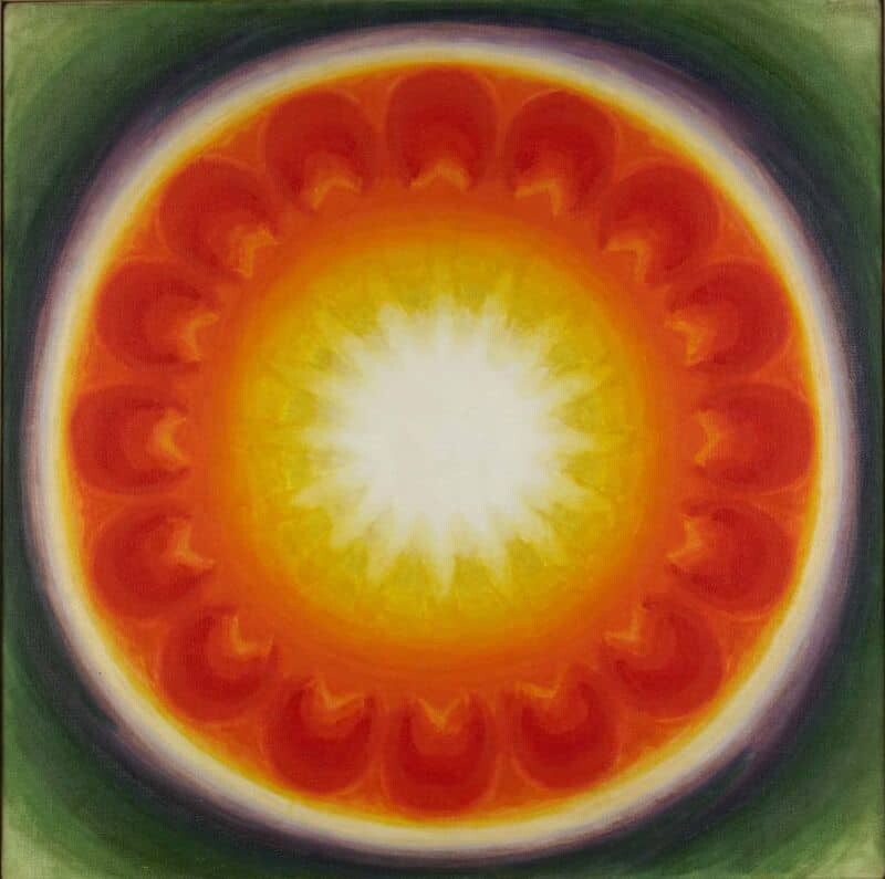 <p>Бирен Де (1926–2011), Без названия. Холст, акрил, 1974. © Biren De.</p> <p>Бирен Де (1926–2011), Без названия. Холст, акрил, 1974. © Biren De.</p>