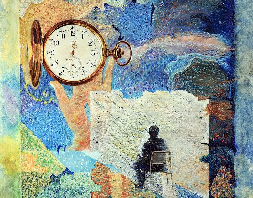 Иллюстрация - Часы идут. Дмитрий Князев. Иллюстрация - Часы идут. Дмитрий Князев.