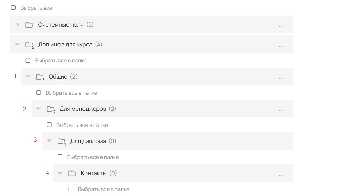 4 уровня вложенности