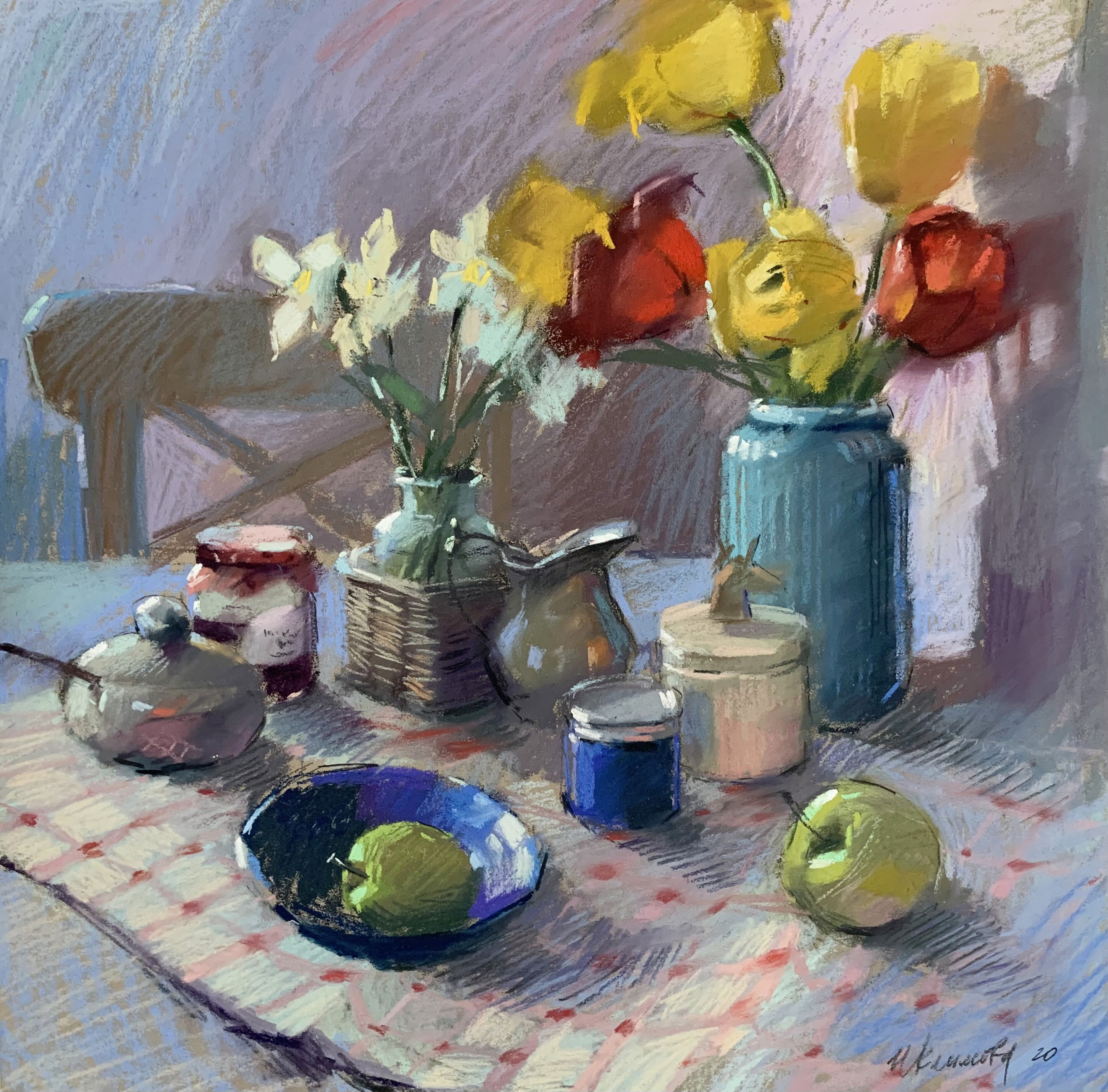Цветы пастелью 2» онлайн-курс Ирины Климовой