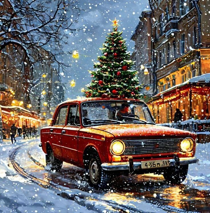 
		<p>		Едем в Новый год</p>	