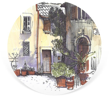 Мастер-класс Анны Эгиды «Город. Скетчи Маркерами»