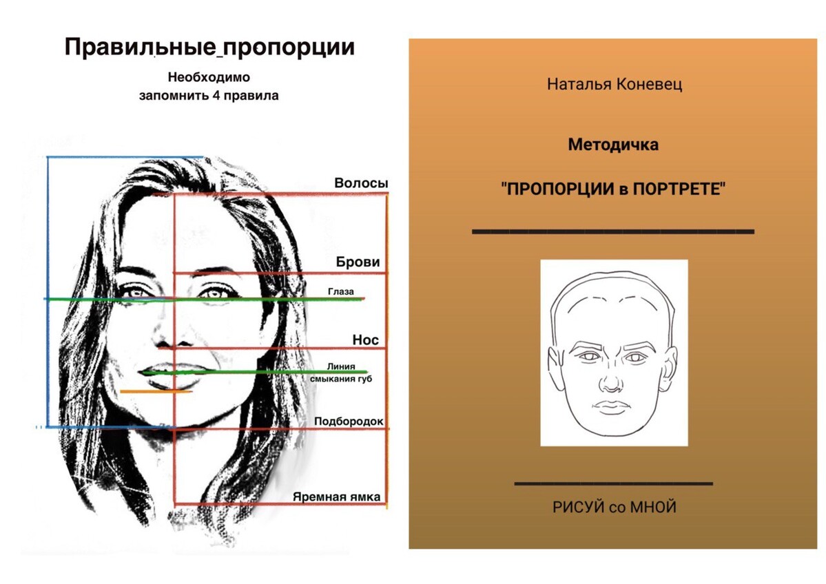 Скачай PDF "ПРОПОРЦИИ в ПОРТРЕТЕ"