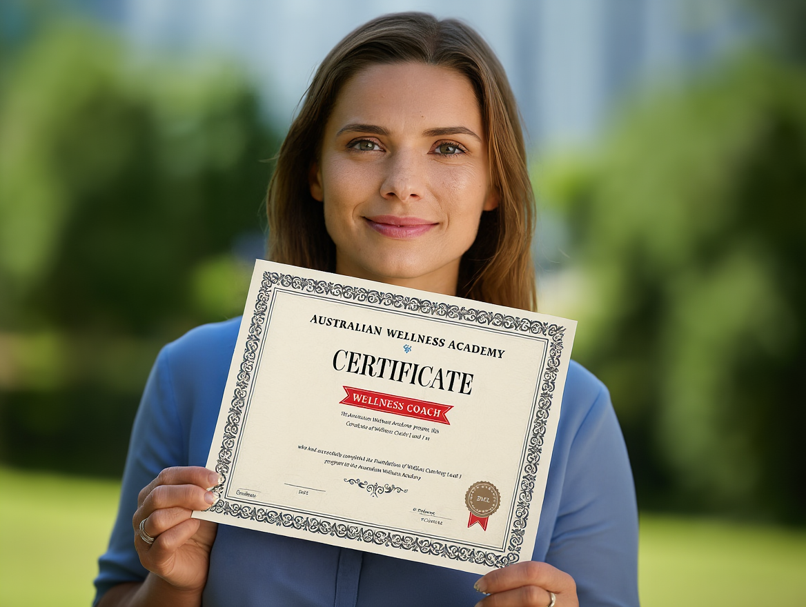 Сертификат wellness-коуча от Australian Wellness Academy