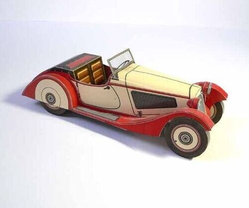  Бумажная модель машины