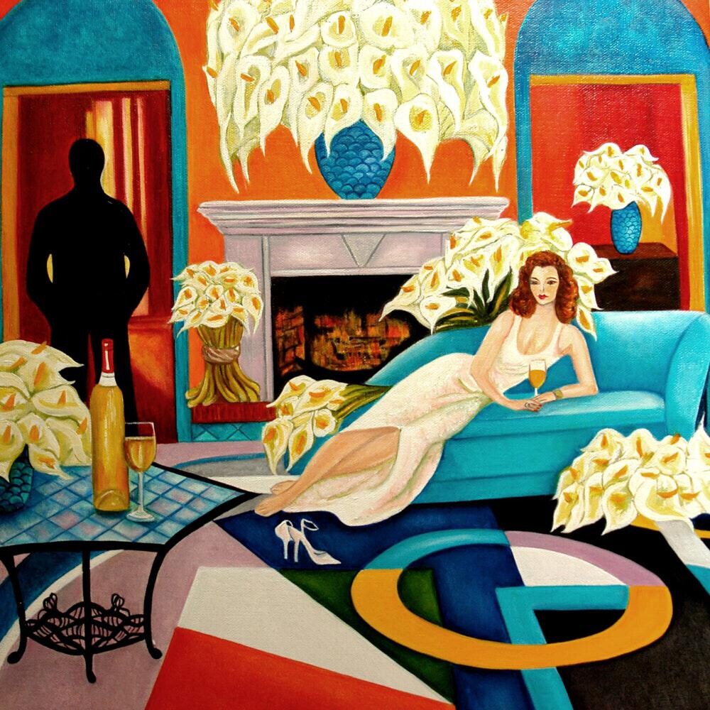 Картина: Диега Ривера. Фрагмент росписи интерьера