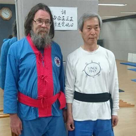 Андрей Шахов с мастером  Ким Ки Йонг