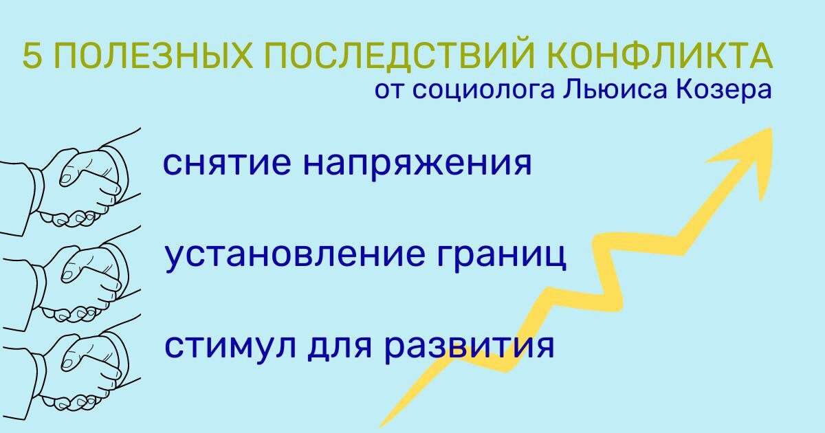 Полезные последствия конфликта