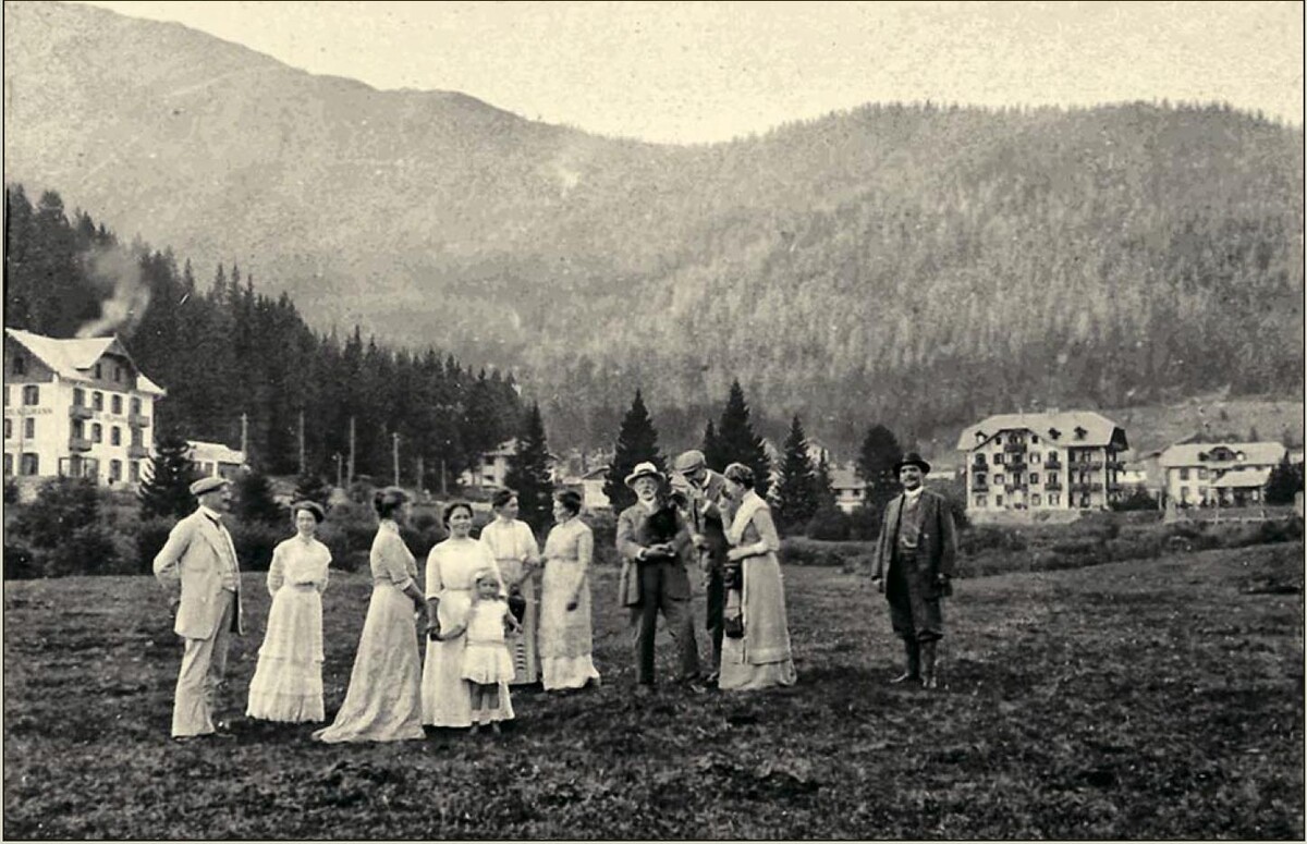 Русские туристы в Альпах ( вт. половина XIX века)