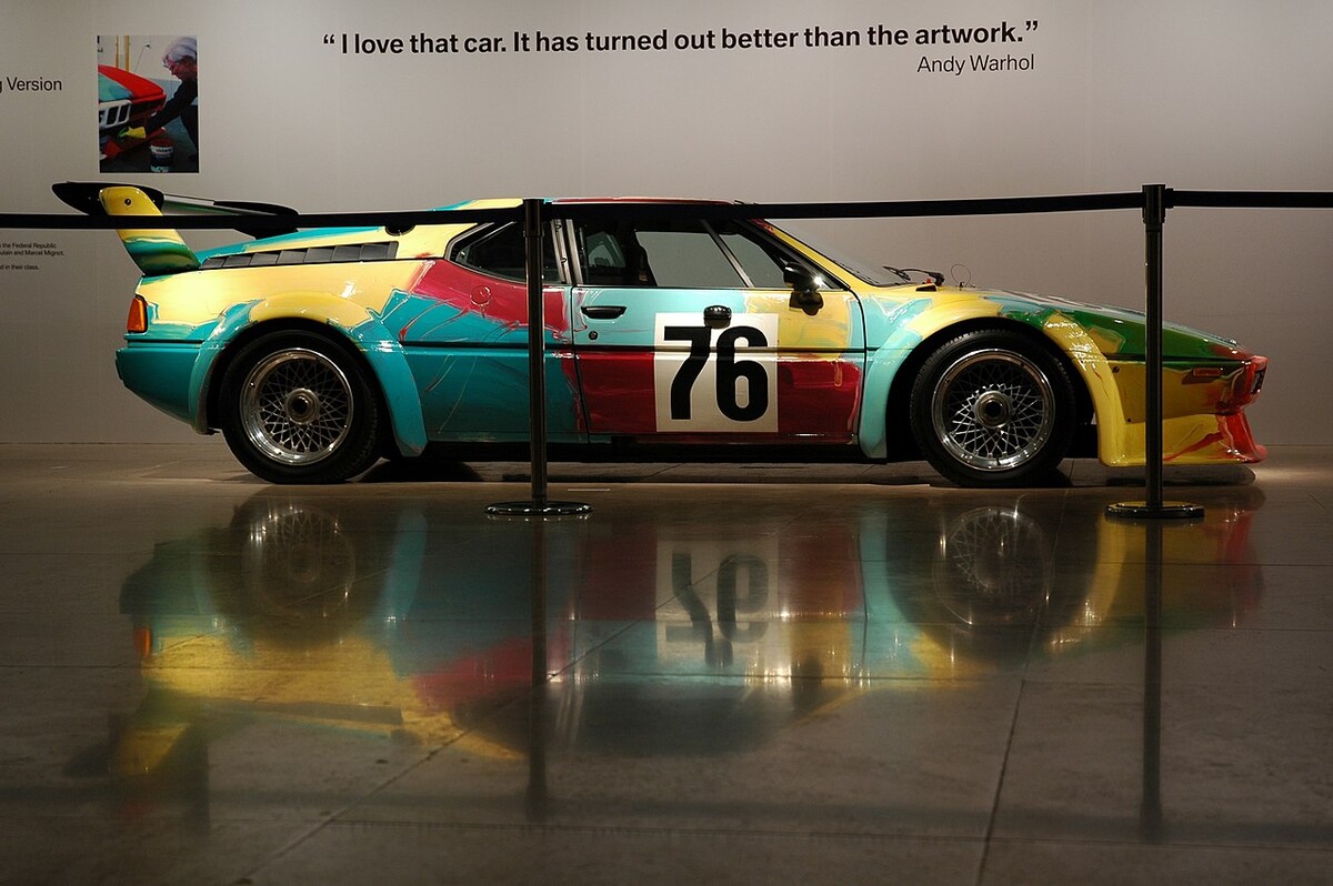 BMW M1, дизайн раскраски Уорхола