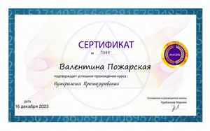 Сертификат 2