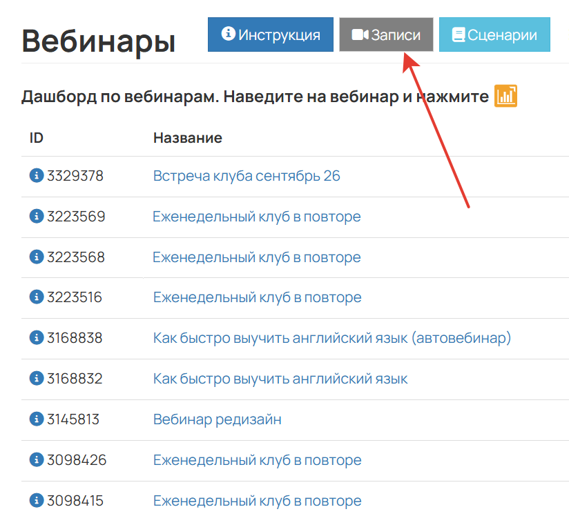 Записи