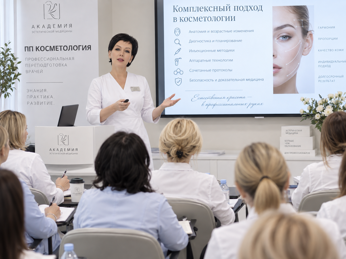 Обучение врачей по программе профессиональной переподготовки Косметология