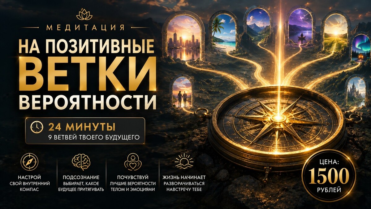 Медитация на позитивные ветки вероятности