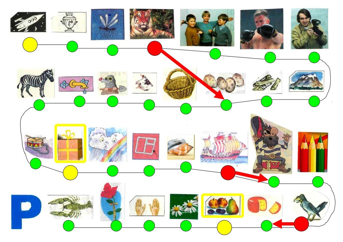 Игры на автоматизацию звука р в картинках