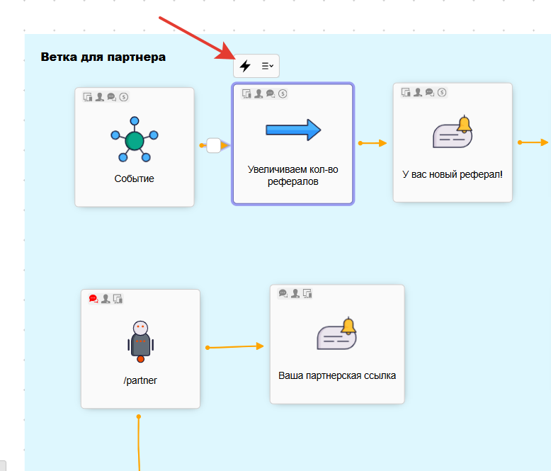 Настройки при запуске ноды