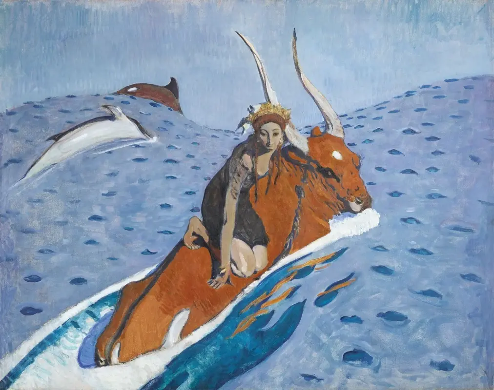 <p>Валентин Серов. Похищение Европы. 1910 г. </p>