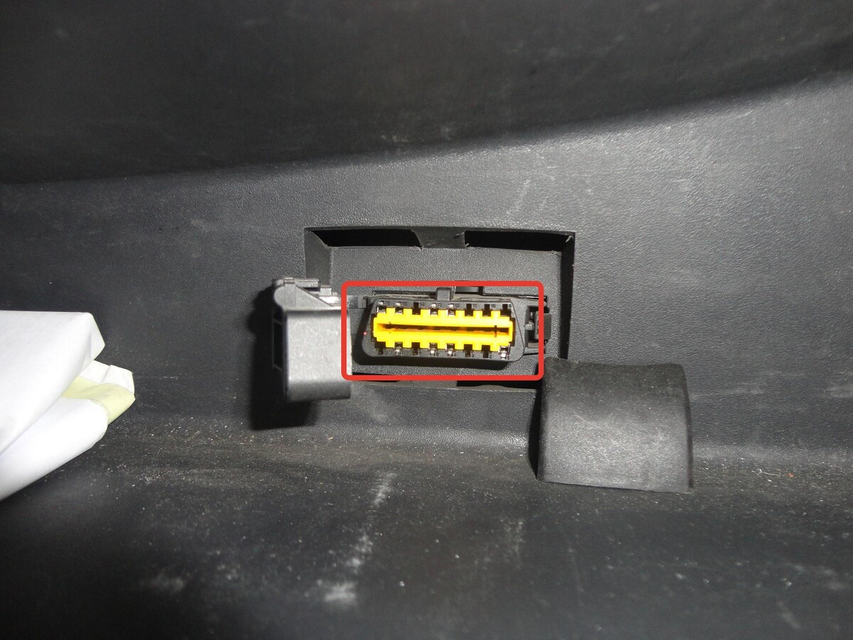 obd разъем ларгус