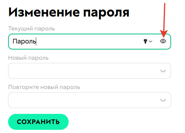 		<p>Отображение пароля</p>	