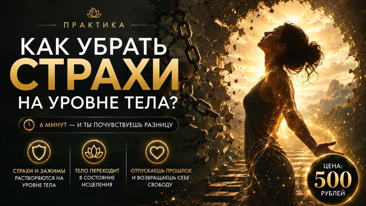 Практика «Как убрать страхи на уровне тела?»