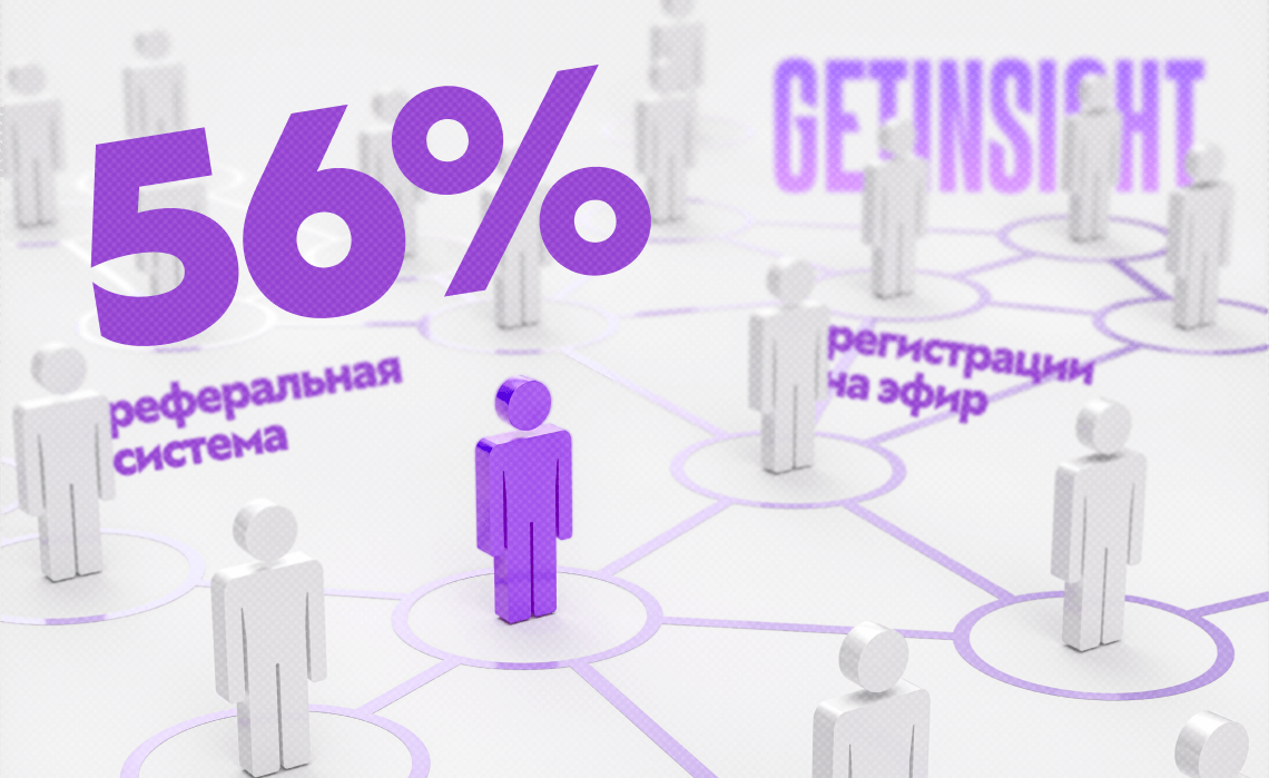 Реферальная система привлекает клиентов руками самой аудитории. Как увеличить регистрации на эфир на 56%