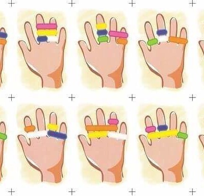 Игра резиночки на пальцах схемы