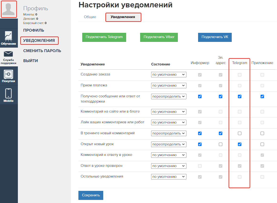 Как создать и подключить Телеграм-ботов. Блог GetCourse